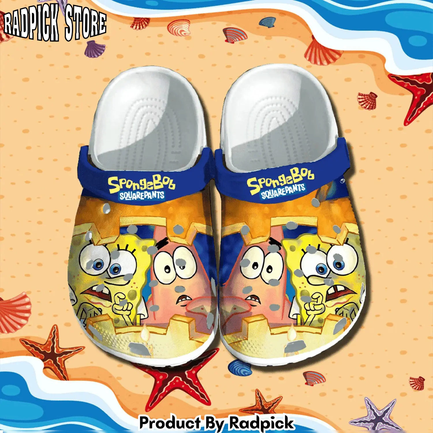 Radpick spongebob squarepants clogs shoes rp6521324